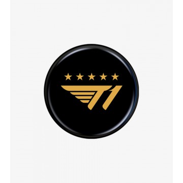 T1 Logo Pin Button - V5 Champions Edition 